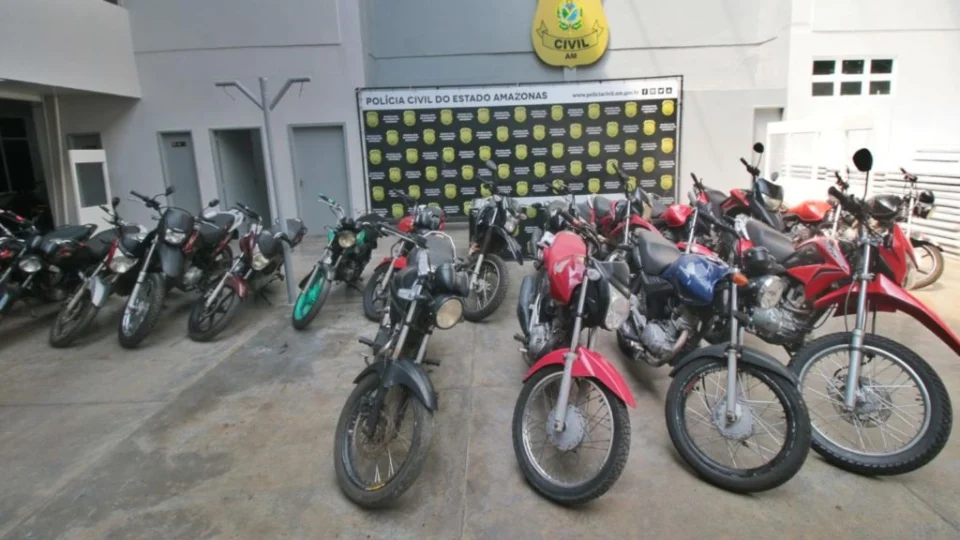Cerca de 18 motocicletas roubadas são apreendidas no Amazonas