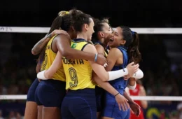 Após série de derrotas, volêi salva o domingo olímpico do Brasil