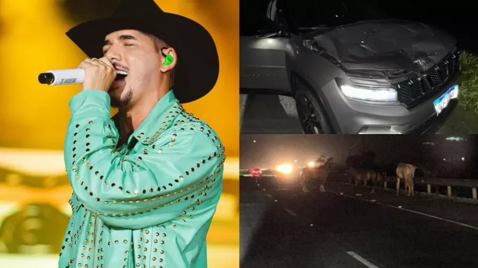 Cantor Zé Vaqueiro sofre acidente de carro a caminho de show na Paraíba