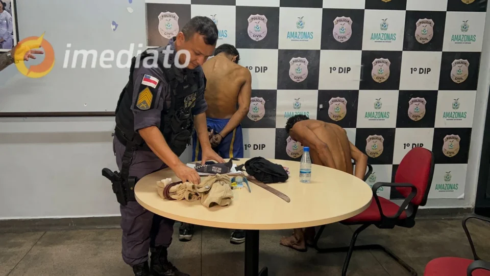 Assaltantes são presos após tocar o terror durante assalto a ônibus da linha 458 em Manaus