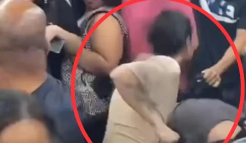 VEJA VÍDEO: passageiros trocam socos e chutes dentro de trem da CPTM