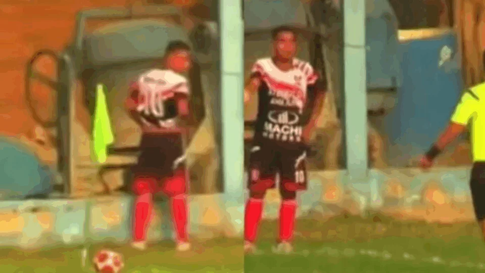 VEJA VÍDEO: jogador é expulso após ter atitude inusitada e fazer xixi durante jogo
