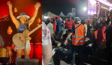 VEJA VÍDEO: homem é morto a tiros durante show de Lauana Prado em rodeio
