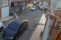 VEJA VÍDEO: capitão da PM é alvo de criminosos durante ataque com fuzis