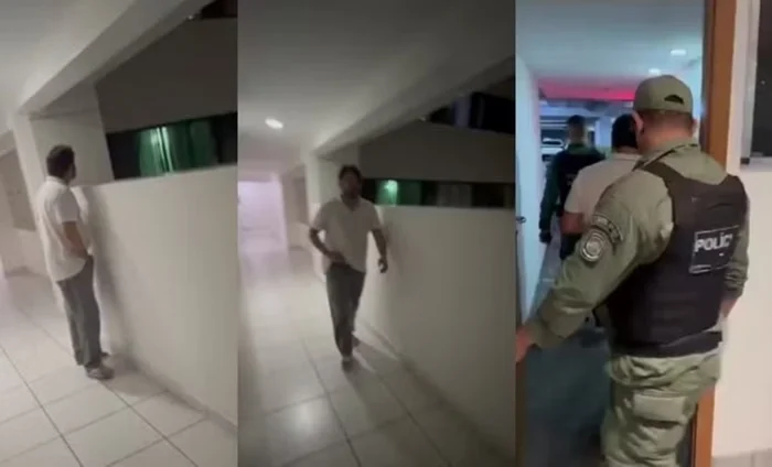 Médico é preso em flagrante ao espiar vizinha e se masturbar em corredor de prédio