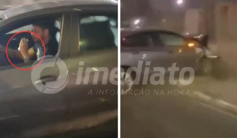 VÍDEO: motorista embriagado provoca acidente e colide em poste no Parque das Laranjeiras