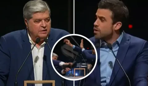 Pablo Marçal pede indenização de R$ 100 mil a Datena por cadeirada