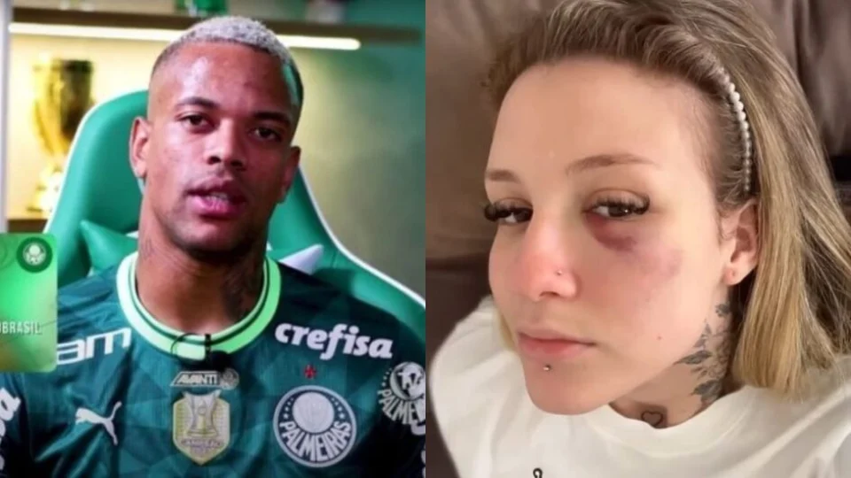 Ex-mulher de Caio Paulista acusa jogador do Palmeiras de agressão