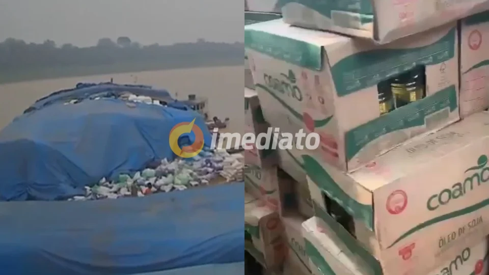 Vídeo: Líder de piratas de rio é preso com R$200 mil em mercadorias furtadas em Manicoré