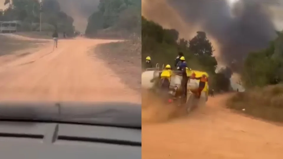 Vídeo: incêndios criminosos avançam em área de mata no P.A Panelão, no Careiro-AM