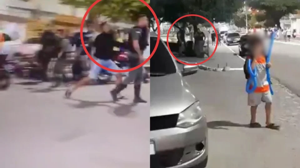 Vídeo mostra homem agredindo PM e sendo espancado por policiais em Belo Jardim