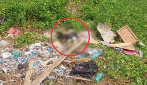 IMAGEM FORTE: corpo de homem em estado de decomposição é encontrado entre o lixo no Centro