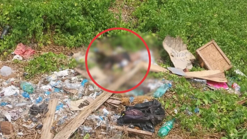 IMAGEM FORTE: corpo de homem em estado de decomposição é encontrado entre o lixo no Centro