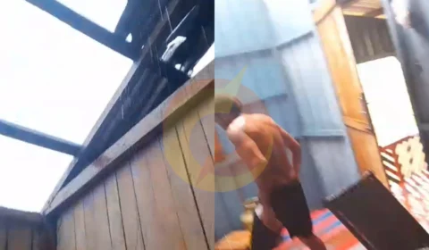 Vídeo: aos prantos, mulher grava vídeo para mostrar como ficou sua casa durante temporal em Envira