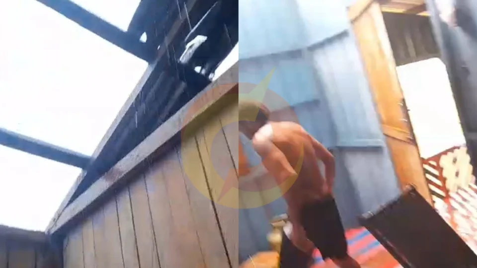 Vídeo: aos prantos, mulher grava vídeo para mostrar como ficou sua casa durante temporal em Envira