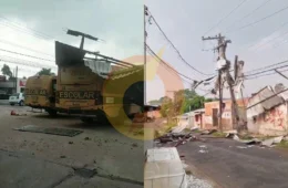 Vídeos: Envira é castigada por temporal e várias casas ficam destelhadas