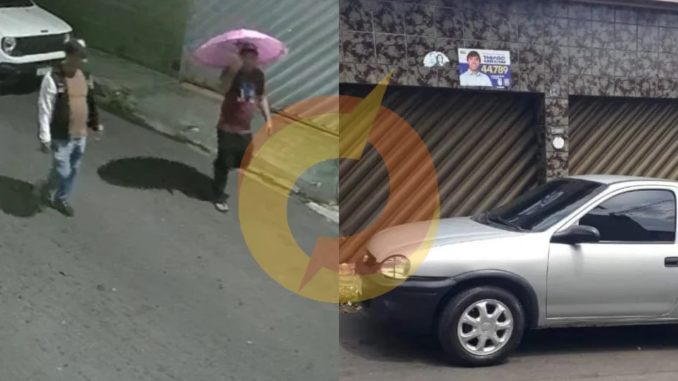 Vídeo: dupla rouba carro na madrugada desta sexta-feira (6) no Nova Esperança