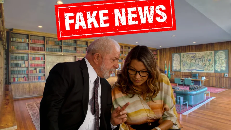 Lula e Janja são condenados por fake news do sumiço dos móveis do Alvorada