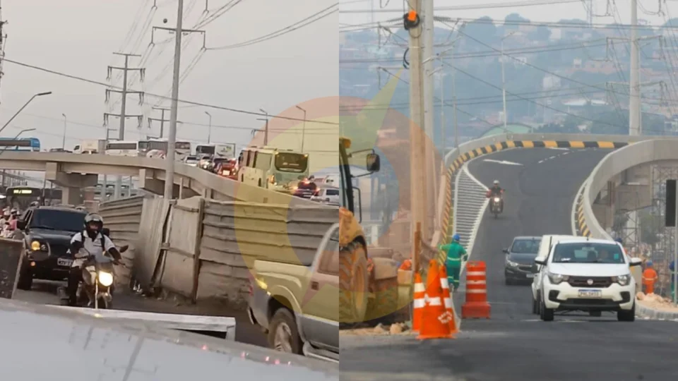 Viaduto ‘Rei Pelé’ causa transtorno para motoristas e deixa trânsito caótico na ZL