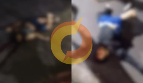 Veja o vídeo: duas pessoas morrem após acidente entre micro-ônibus e moto no Alvorada