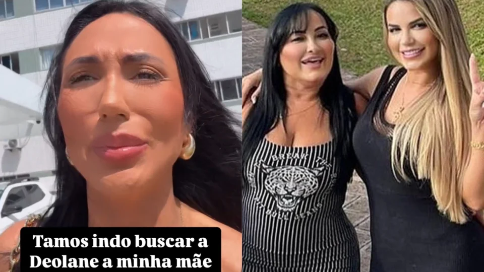 BOMBA: irmã de Deolane chora ao buscar influenciadora no presídio e lamenta permanência da mãe na penitenciária