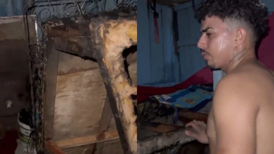 Vídeo: ‘cativeiro’ onde Will Robson gravava vídeos é incendiado; ‘Acabou tudo’, afirma