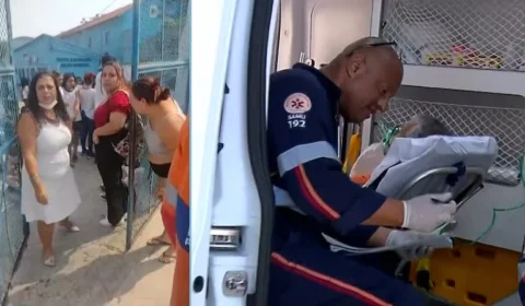 Escola é esvaziada após vazamento de produto químico