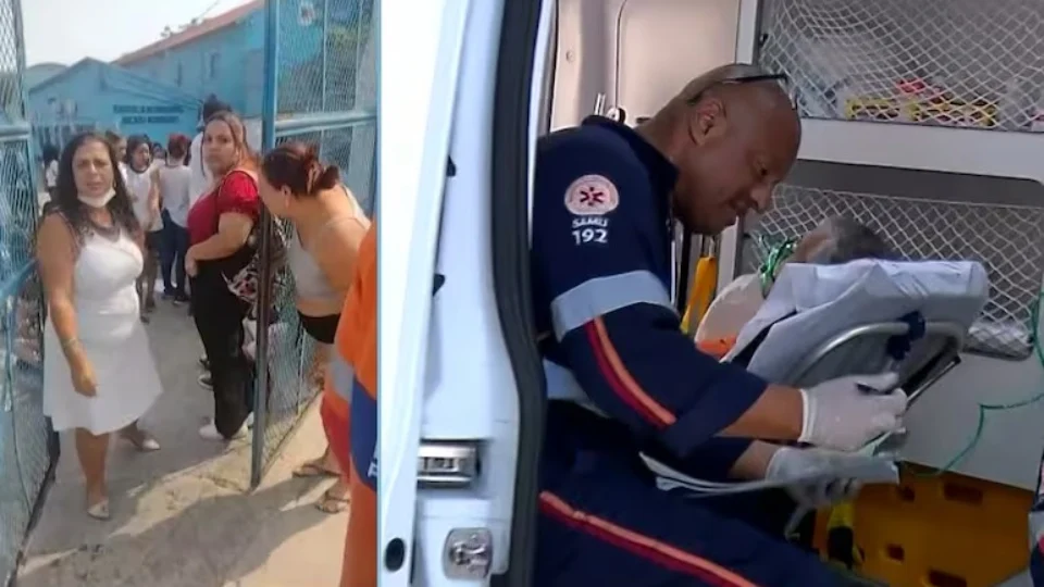 Escola é esvaziada após vazamento de produto químico