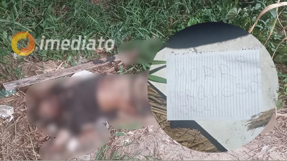 ‘Morri porque sou Jack’, corpo de homem é encontrado com marcas de agressão e bilhete no Novo Aleixo