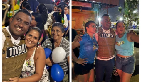 Candidato a vereador repórter Eudogio realiza caminhada no São José e participa de reunião no Tancredo Neves