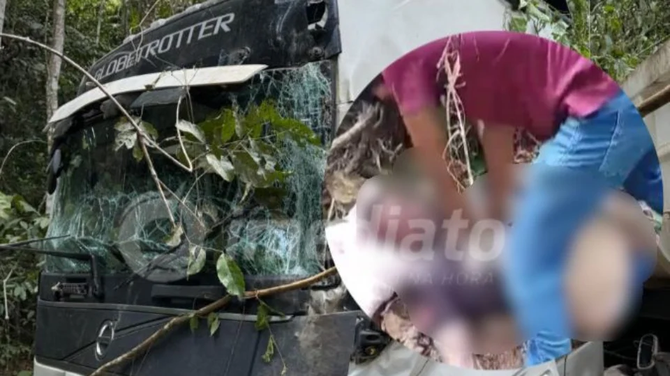 VÍDEOS: motorista sofre infarto e perde controle de caminhão em estrada próxima a Manaus