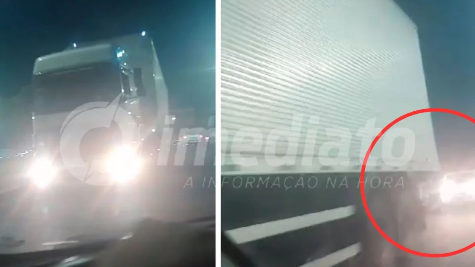 VÍDEO: caminhão e carro são flagrados transitando na contramão no bairro Educandos