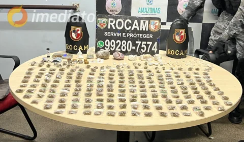 Homem é preso e grande quantidade de drogas é apreendida pela Rocam