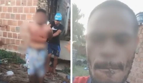 VEJA VÍDEO: homem é chicoteado pelo ‘tribunal do crime’ após cometer suposto assalto