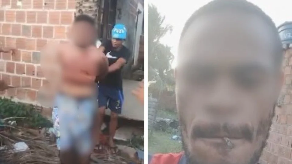 VEJA VÍDEO: homem é chicoteado pelo ‘tribunal do crime’ após cometer suposto assalto