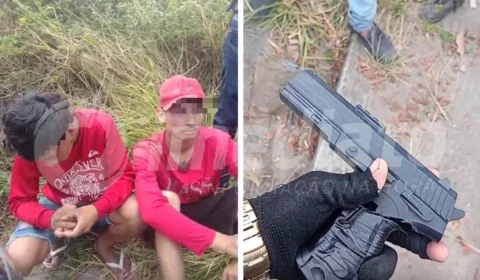 Vídeo: ‘vagabundos’ são capturados após tocar o terror com arma de brinquedo no Mauazinho