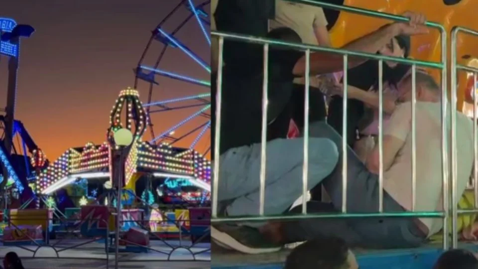 VEJA VÍDEO: jovem é arremessada de brinquedo em parque de diversões