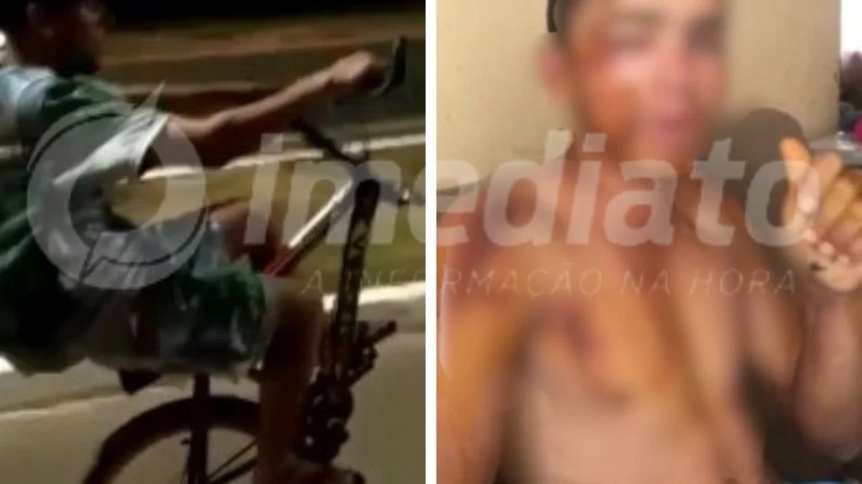 VEJA VÍDEO: ‘amostradinho’ se dá mal após andar em bicicleta sem roda dianteira