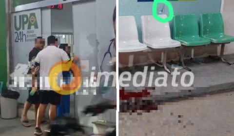 VEJA VÍDEO: homem e mulher são baleados durante tiroteio na UPA da Cidade Nova em Manaus