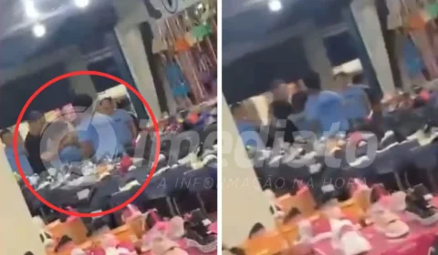 VEJA VÍDEO: homem dá socos e joga ex-funcionária no chão dentro de loja no Amazonas