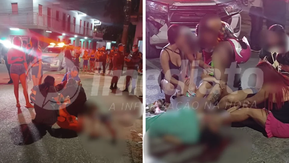 Veja o momento em que familiares choram em cima de corpo de homem executado no Jorge Teixeira