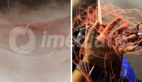 VEJA VÍDEO: homem é quase degolado por linha de cerol no viaduto do Coroado