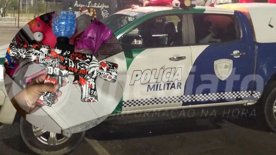 Polícia monta operação e acaba com evento de arma em gel no Centro de Manaus