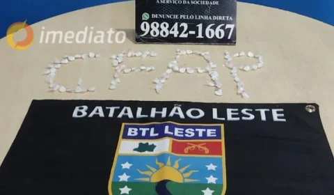 Homem é preso com drogas em beco no bairro Jorge Teixeira