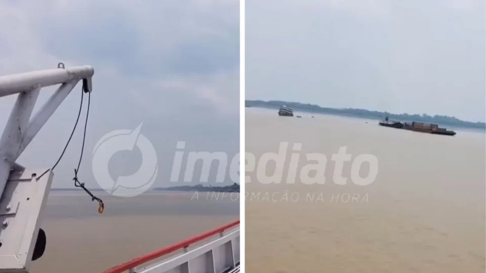 VÍDEO: seca extrema deixa embarcações encalhadas em rio no Amazonas