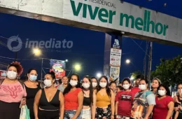 Moradores do Viver Melhor protestam contra as queimadas no conjunto em Manaus