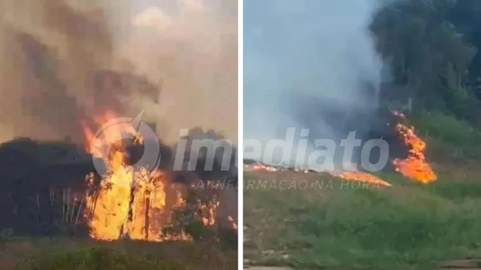 VÍDEO: moradores do lago do Acajatuba pedem socorro em meio a incêndios devastadores no Amazonas