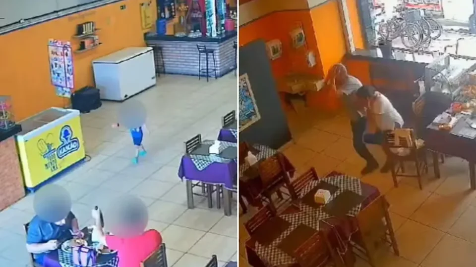 VEJA VÍDEO: menino de 2 anos morre atropelado ao sair correndo de restaurante