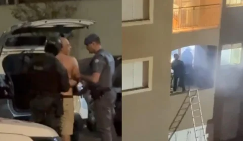 VEJA VÍDEO: policial aposentado é preso após manter a companheira como refém