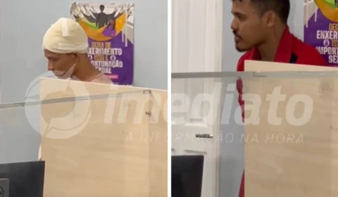 VÍDEOS: dupla é presa após assaltar motociclista por app no Mutirão